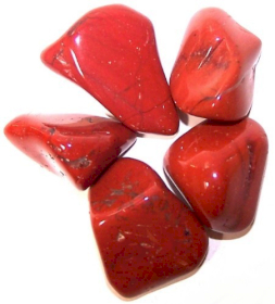 Pack of 24 L Tumble Stone - Jasper - Red