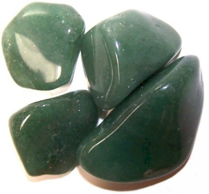 24x L Tumble Stones - Quartz Green L