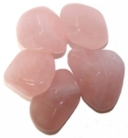Pack of 24 L Tumble Stone - Rose Quartz
