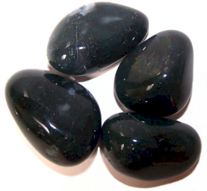 24x L Tumble Stones - Green Moss L