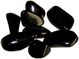 Pack of 24 L Tumble Stones - Black Tourmaline