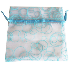 Bubble Organza Bag - Baby Blue