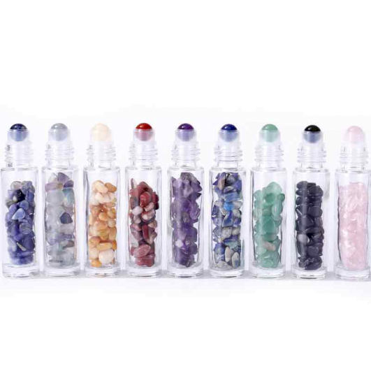 Gemstone Rollers with Spare Roller Tips