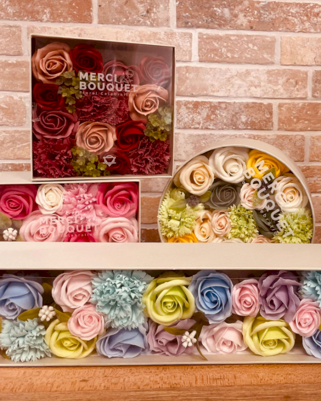 Soap Flowers Gift Boxes