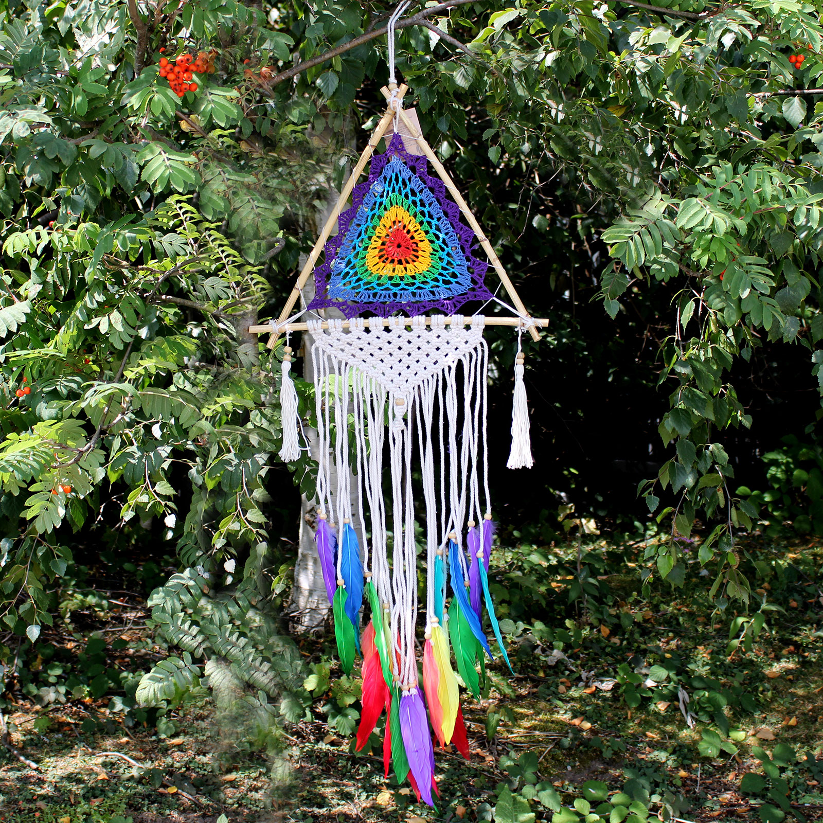 Lapač snov Bali - Stredná pyramída - Dúha