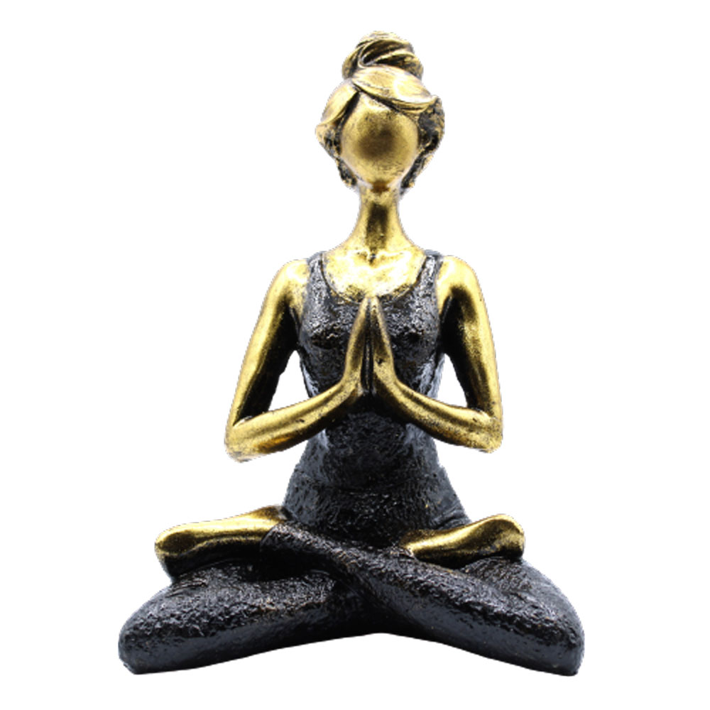 Yoga Lady 24 cm - Zlato-Čierna