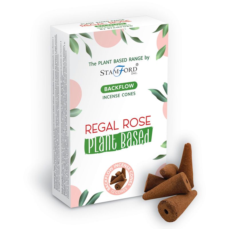 Rastlinné vonné kužele BF (Tečúci dym) - Kráľovská ruža