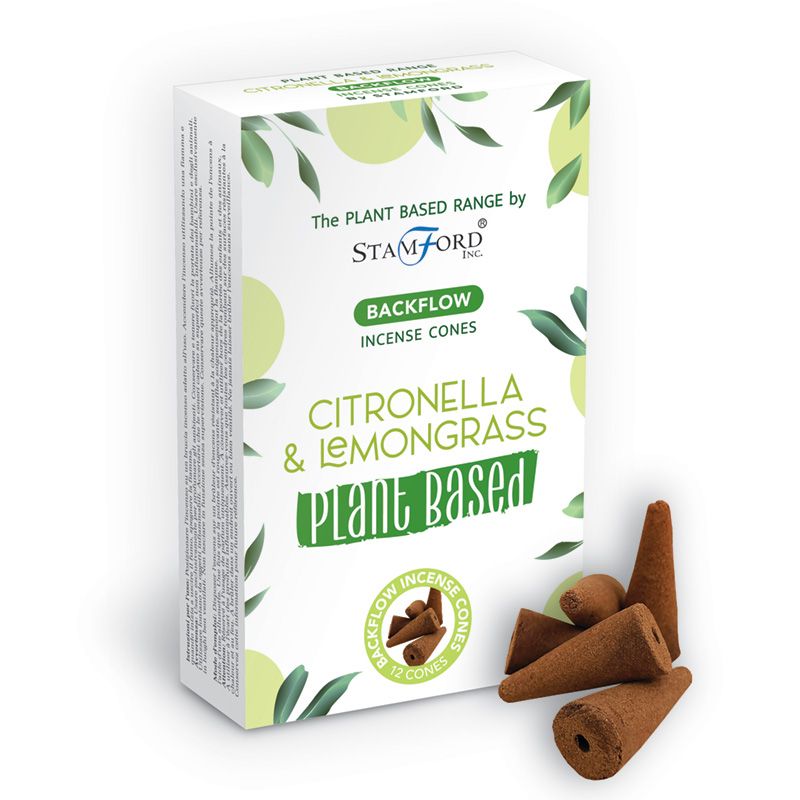 Rastlinné vonné kužele BF (Tečúci dym) - Citronela a Citrónová tráva